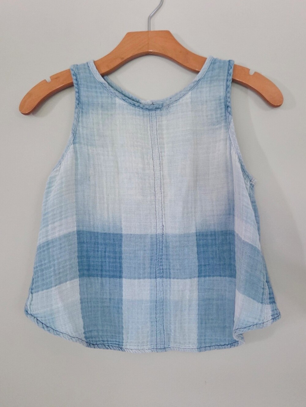 Anthropologie Cloth & Stone Plaid Sleeveless Top XS